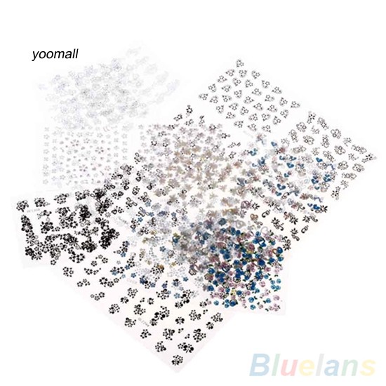 [Hàng mới về] Bộ 30 tờ giấy dán trang trí móng tay nghệ thuật