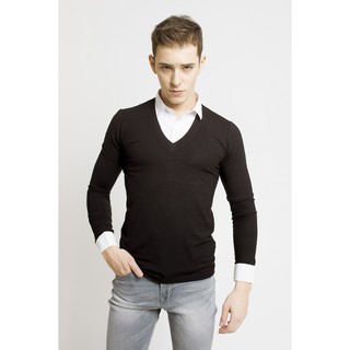 [!*BIG SALE*!] Áo Thun Tay Dài Phối Sơ Mi Cao Cấp