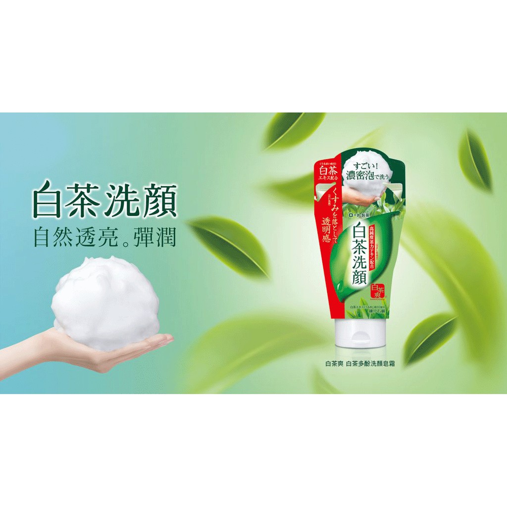 SỮA RỬA MẶT TRÀ XANH ROHTO (TUÝP 120G) - HÀNG NỘI ĐỊA NHẬT