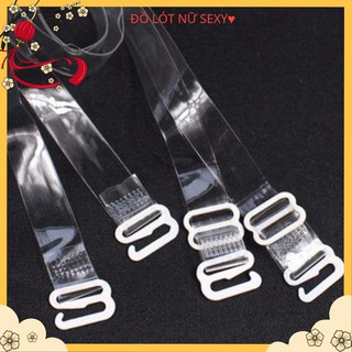  Dây áo lót trong suốt sợi bún, sợi phở (1 cặp)