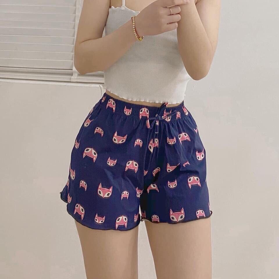 Quần Đùi Nữ Mặc Nhà Kitty ⚡ Casper.Store | FREESHIP | ⚡ Quần shorts nữ mặc nhà chất thun, họa tiết cute hết nấc