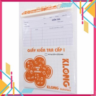 Giấy kiểm tra KLONG 4oly (2.5x2.5) 100/92; MS: 011N,