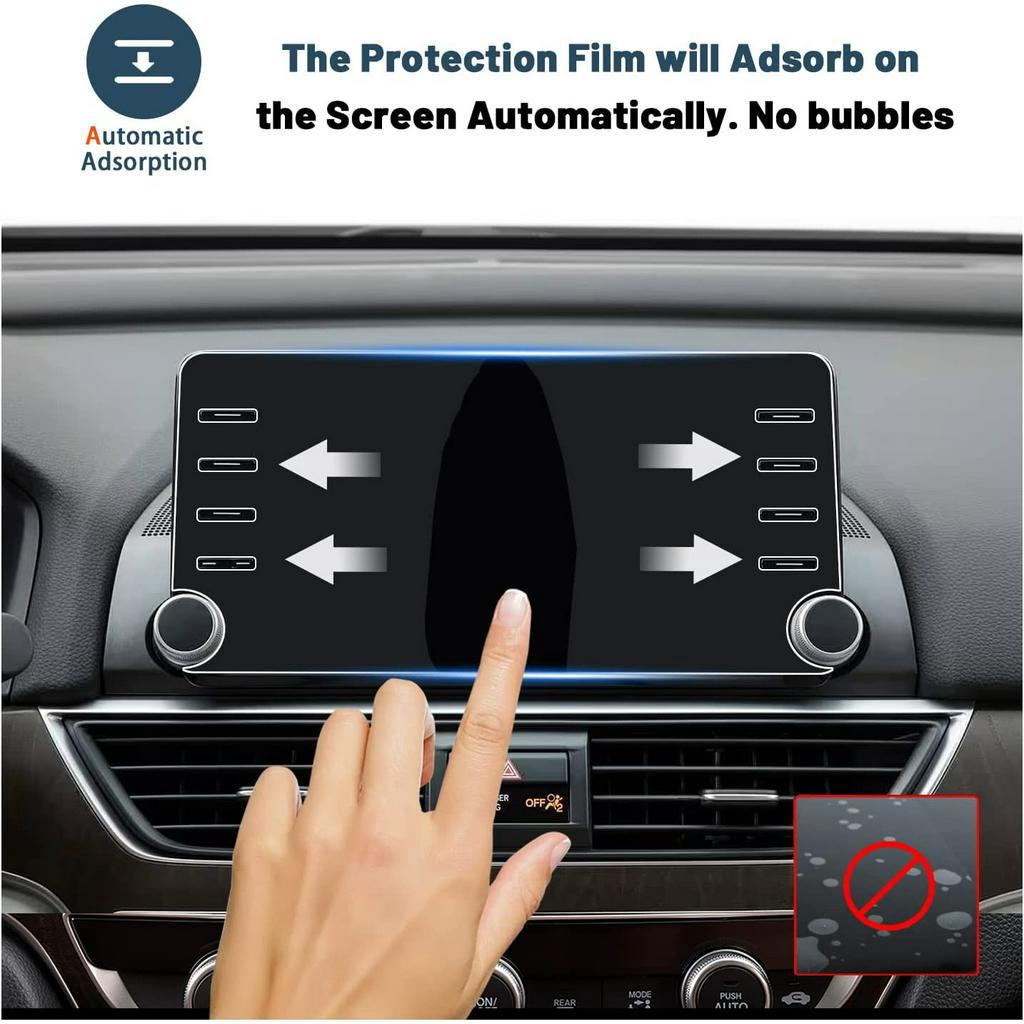 Miếng dán màn hình Honda Accord độ trong suốt cao không ảnh hưởng đến cảm ứng chống va đập trầy xước hiệu quả