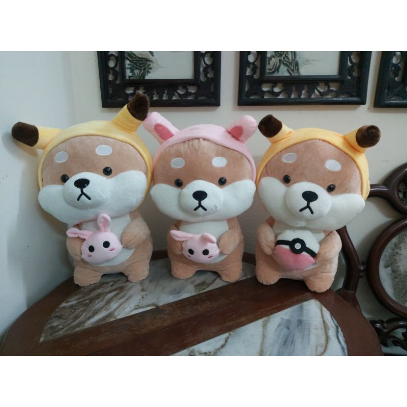 Gấu bông chó Shiba cosplay