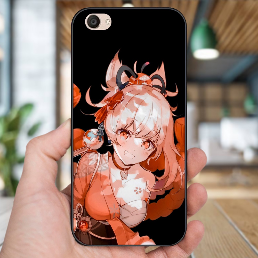 Ốp lưng Vivo V5, V5 Plus viền đen in hình Yoimiya Genshin Impact