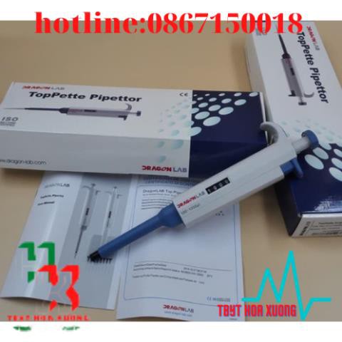 Pipette Tự Động - Dụng Cụ Hút Mẫu Đong Chuyển Chất Lỏng Micropipet Dragon LAB CÁC KÊNH