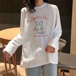 Áo Thun Dài Tay Màu Trơn Đơn Giản Cho Nữ (8 Kiểu) Phong Cách Hàn Quốc 268