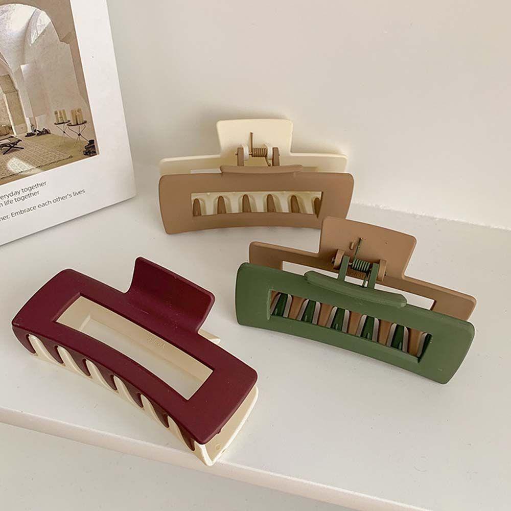 EXPEN Kẹp Tóc Dạng Móng Vuốt Phong Cách Hàn Quốc Đơn Giản Cho Nữ