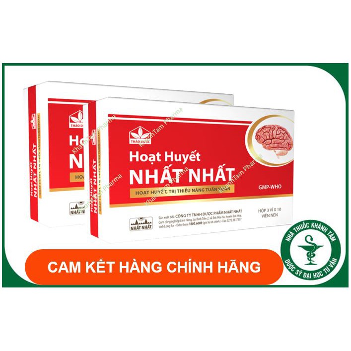 (Chính hãng) Hoạt Huyết Nhất Nhất - ngừa tai biến , đột quỵ