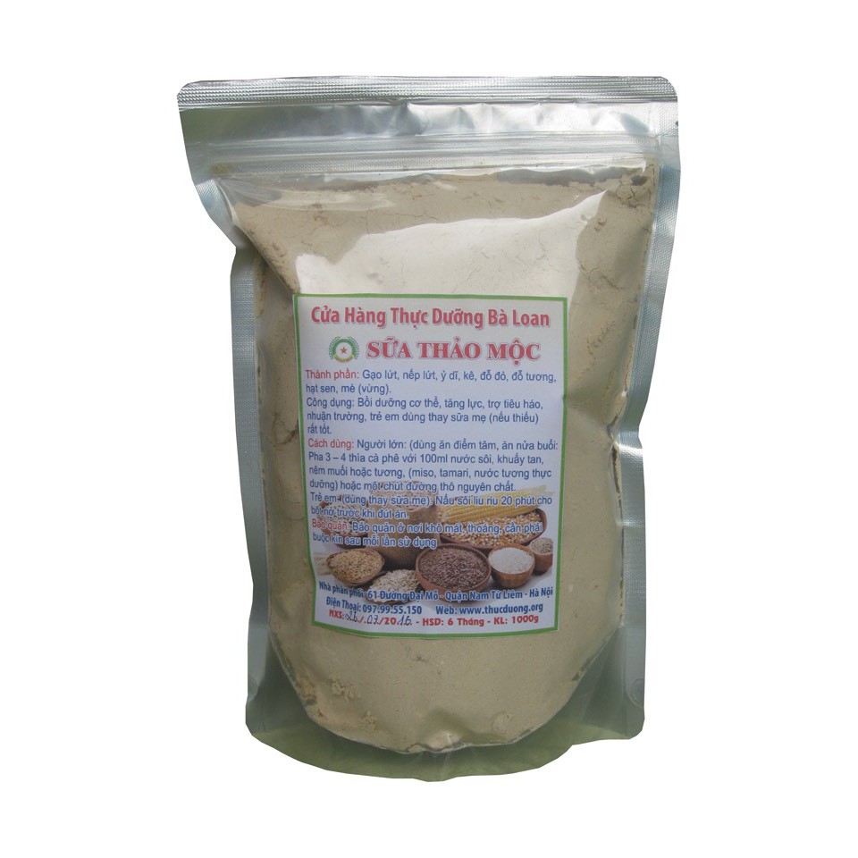 Sữa thảo môc (bột ngũ cốc)