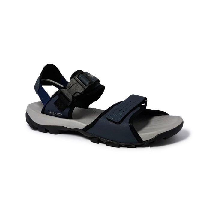 Giày sandal nam Teramo hay sandan nam TRM27 xanh đen kiểu giày sandal nam quai ngang