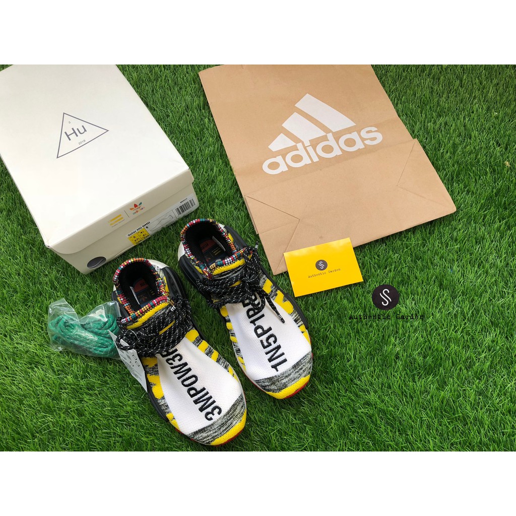 Giày chính hãng Adidas Pharrell x NMD Human Race Trail 'Solar Pack' Brand New 100% Fullbox