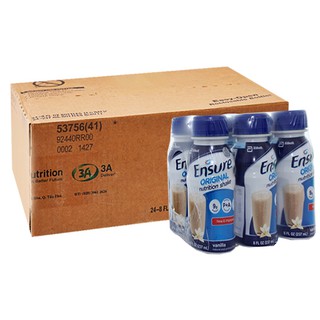 Thùng 24 chai Sữa Ensure nước Original Vani 237ml