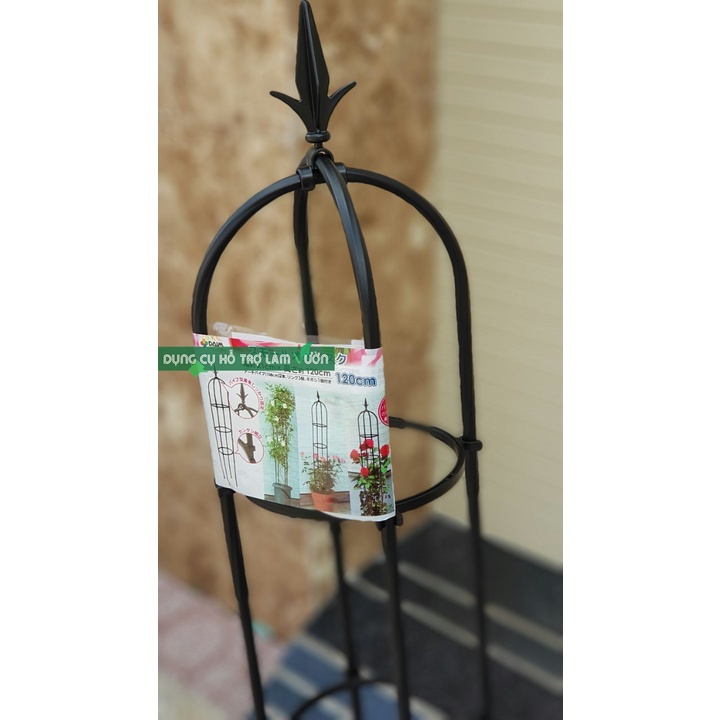 Khung trồng hồng leo, giá đỡ hoa hồng Cao 120cm, khung tháp chuông, khung lồng chim