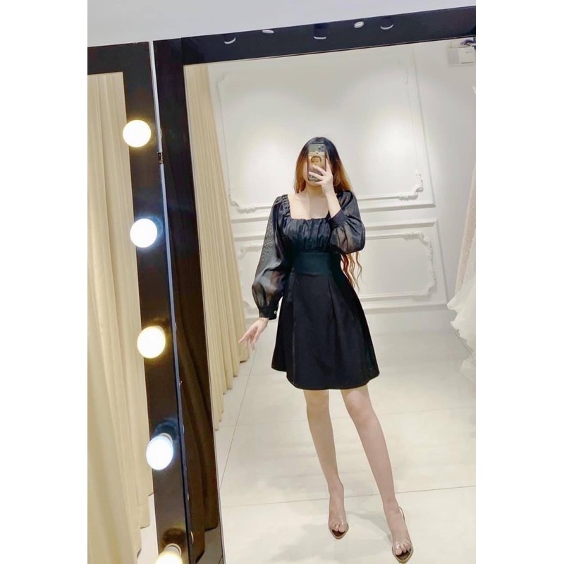 8066 đầm cổ u tay voan | BigBuy360 - bigbuy360.vn