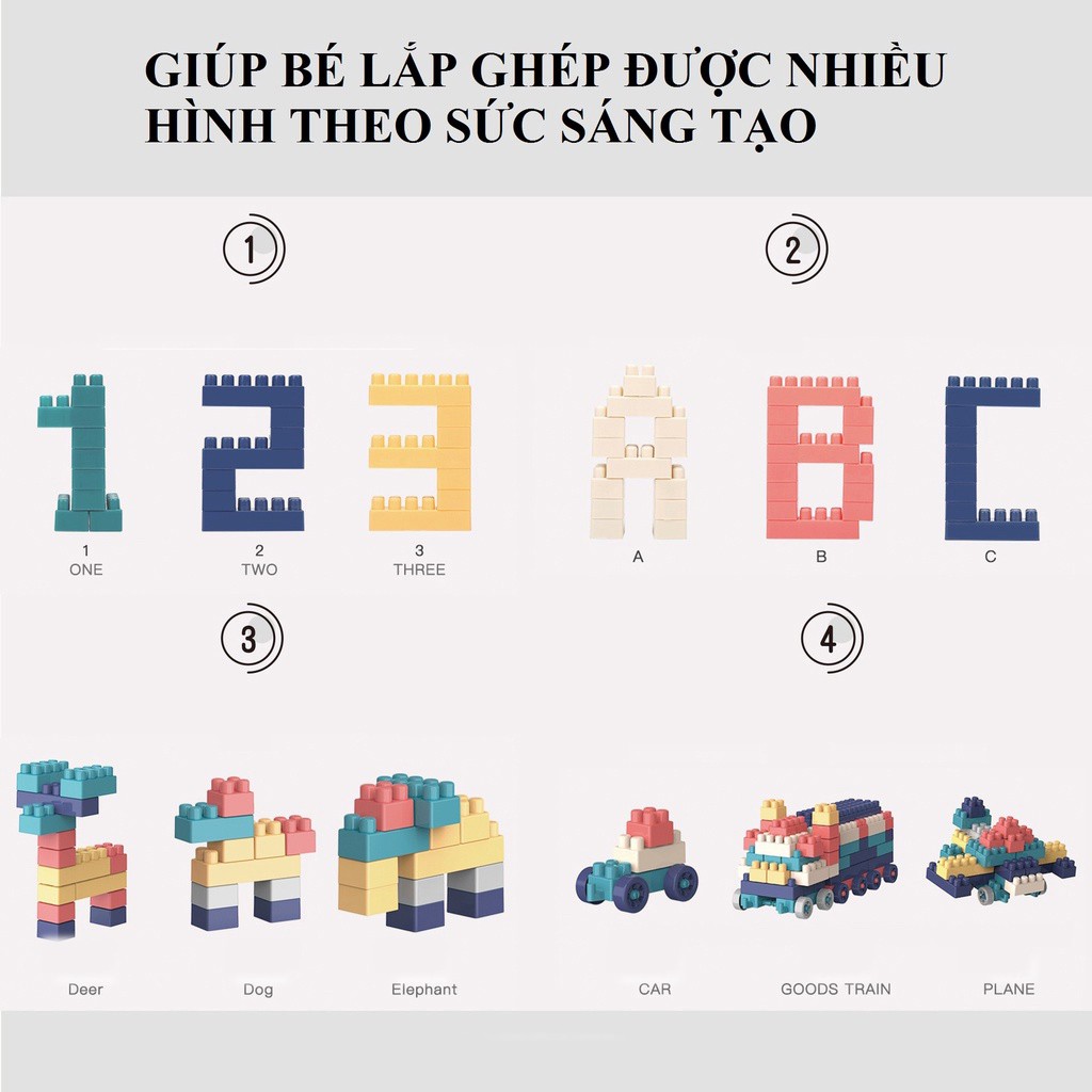 Bộ LEGO 520 chi tiết cho bé thỏa sức sáng tạo