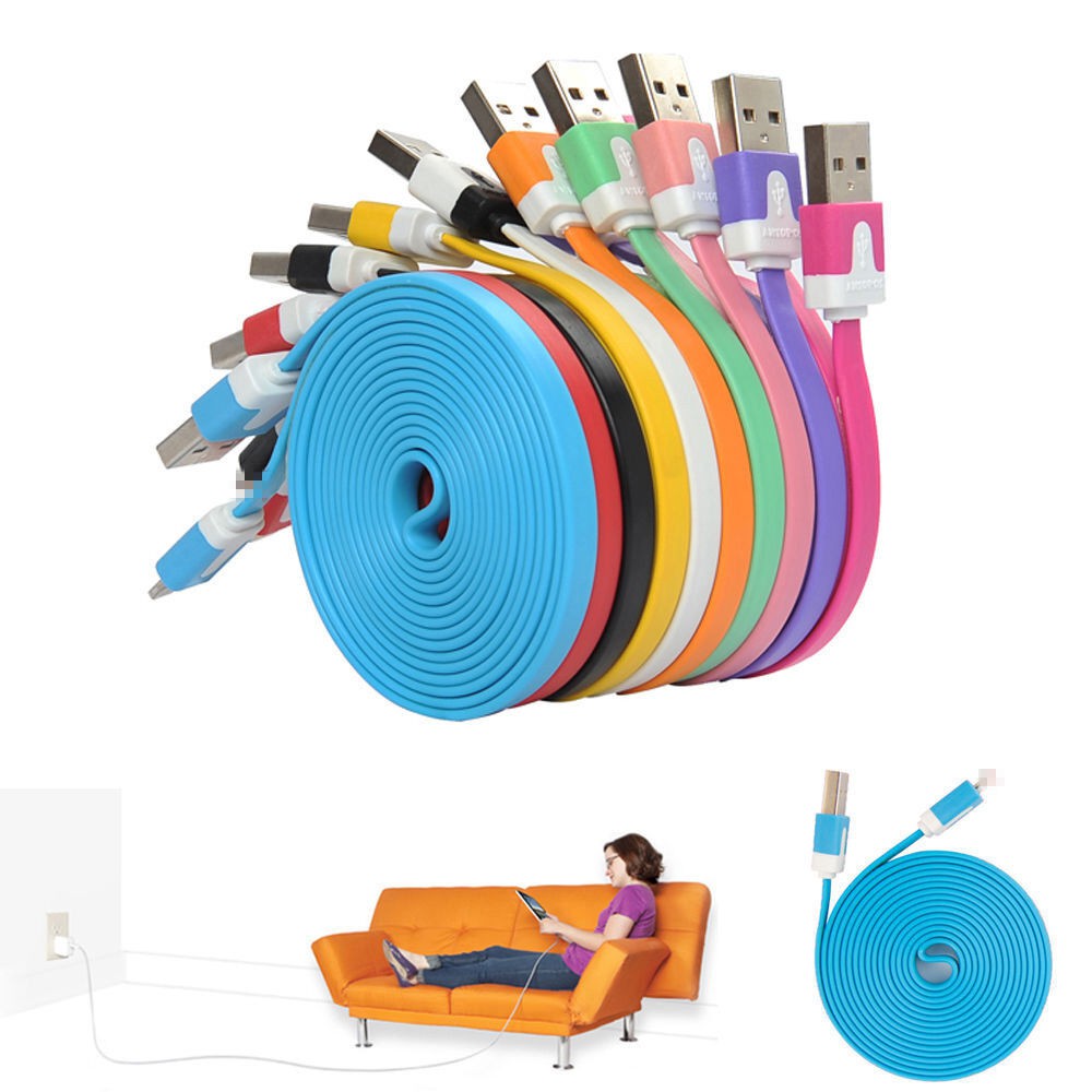 Dây cáp sạc 1m 2m 3m cho IP5 5S 6 6 Plus