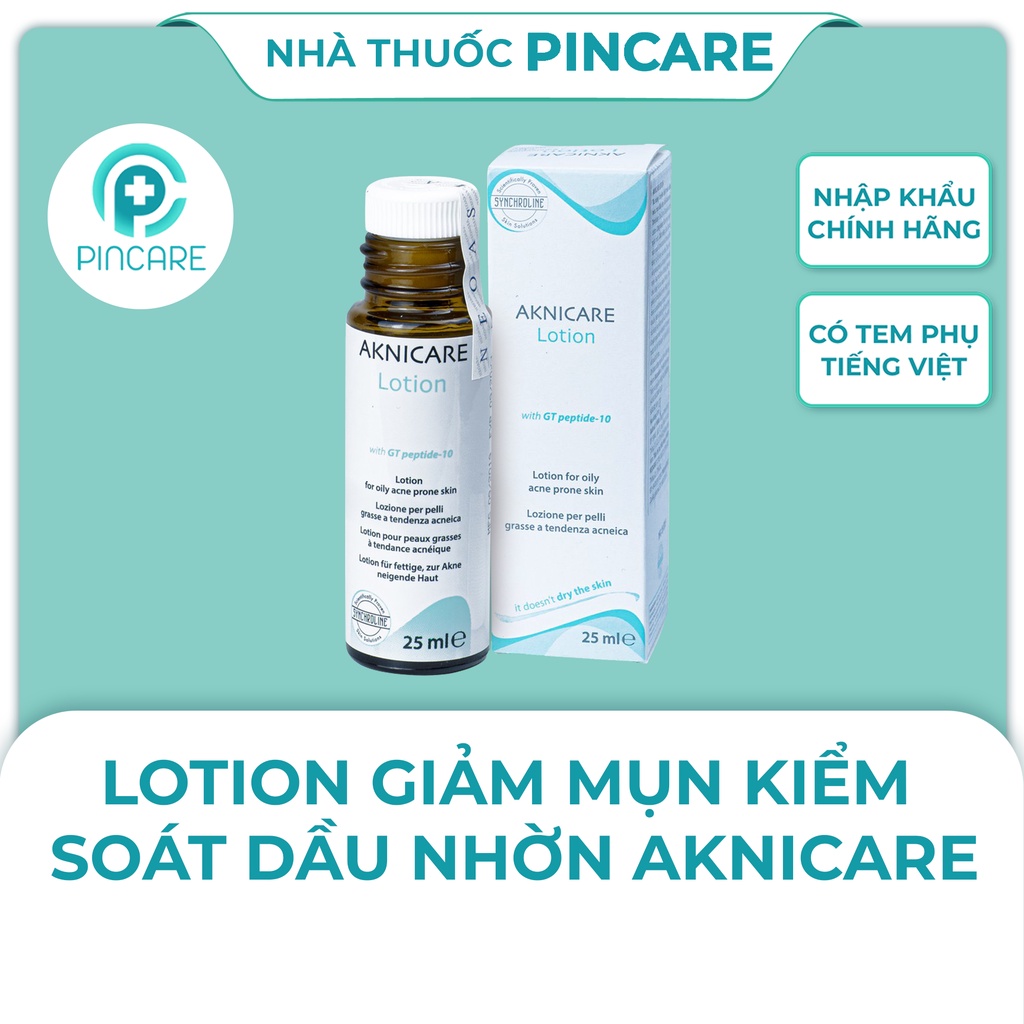 Aknicare Treatment Lotion 25ml giảm mụn, mụn viêm, mụn mủ - Hàng chính hãng - Nhà thuốc PinCare