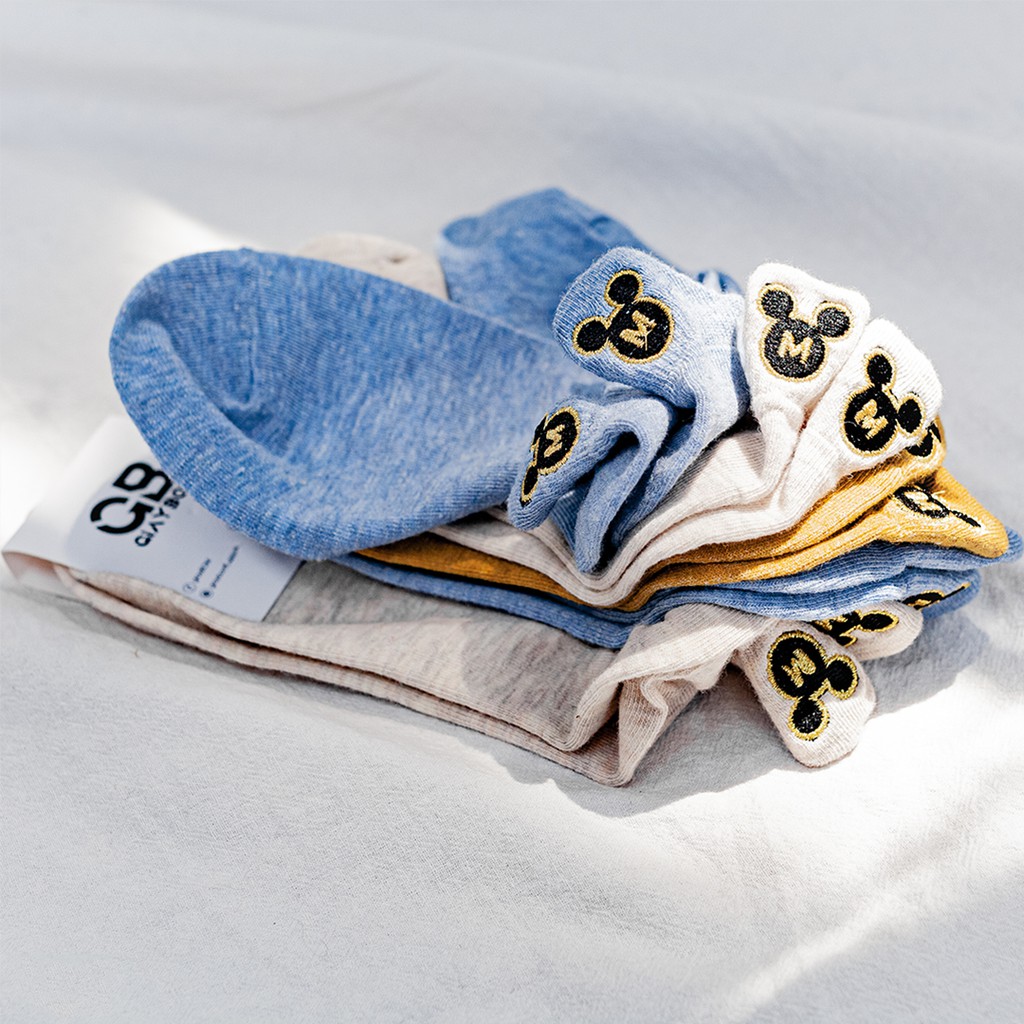 Vớ nữ giayBOM cổ thấp chất liệu cotton V061