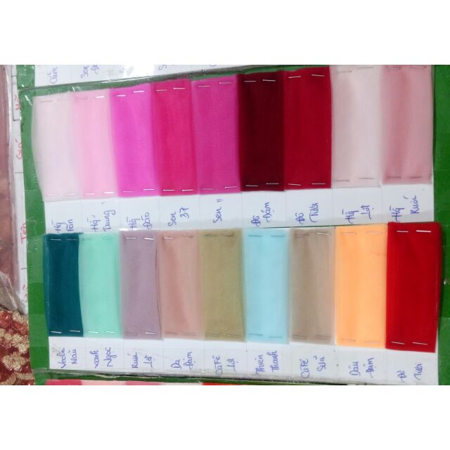 Vải voan khổ 2m4