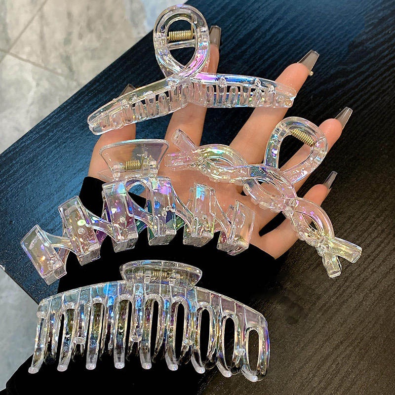 Kẹp Tóc Trong Suốt Nhiều Màu Phong Cách Hàn Quốc Cho Nữ