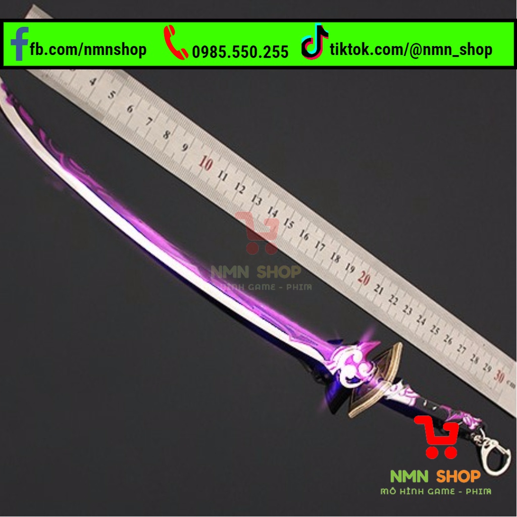 Mô hình game Genshin Impact - Ki.ếm Lôi Thần  30cm