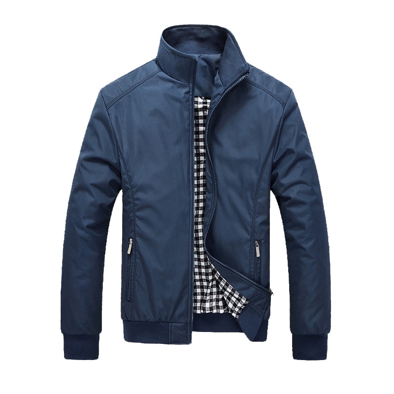 Áo Khoác Bomber Có Cổ Chống Thấm Nước Thời Trang Xuân Thu Chất Lượng Cao Cho Nam
