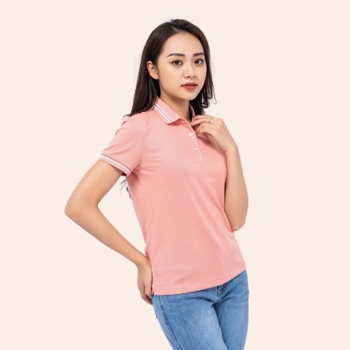 Áo thun polo nữ YODY phông tay ngắn, cổ bẻ vải Cotton, coolmax ,chuẩn form xuất xịn - APN3724