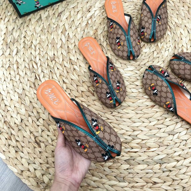 Dép bệt vá mickey hottrend hàng đẹp
