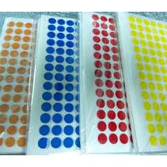 tem tròn dán lỗi 1cm (combo 100 tờ)