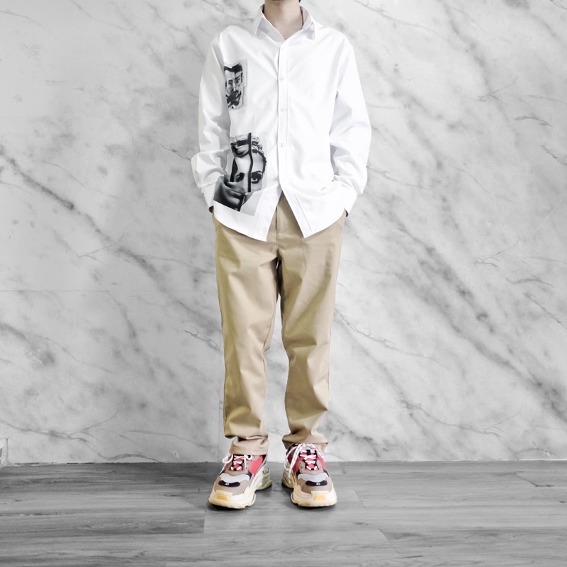 Sơ mi trắng TheMaze