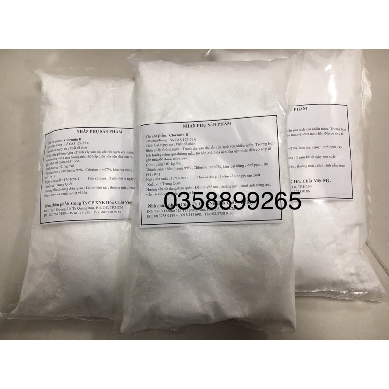 [HÀNG CÔNG TY] Bột Sát Khuẩn CLORAMIN B 01 KG