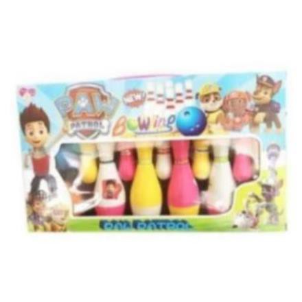 Đồ chơi Bowling Paw Patrol vui nhộn giúp nhận biết màu sắc, rèn luyện tay chân cho bé thỏa sức vui c