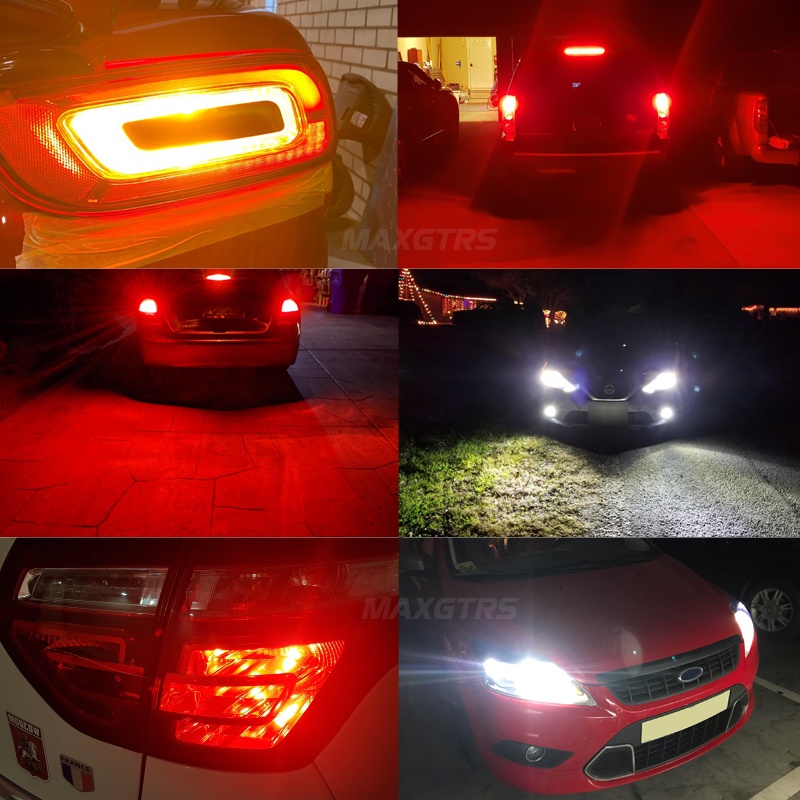 Bóng đèn LED MAXGTRS 3157 P27/5W P27/7 3156 P27W T25 cho xe Jeep Grand Cherokee