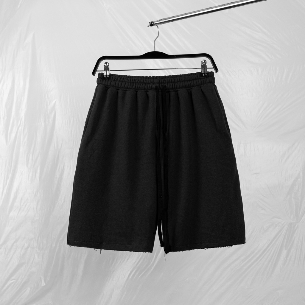 Quần shorts MSW Town trơn không gấu, quần short nỉ nam nữ thời trang unisex