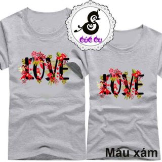 Áo đôi Love Hoa Cá Tính 010320185D034