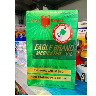 Dầu gió xanh Mỹ hiệu con Ó Eagle Brand Medicated