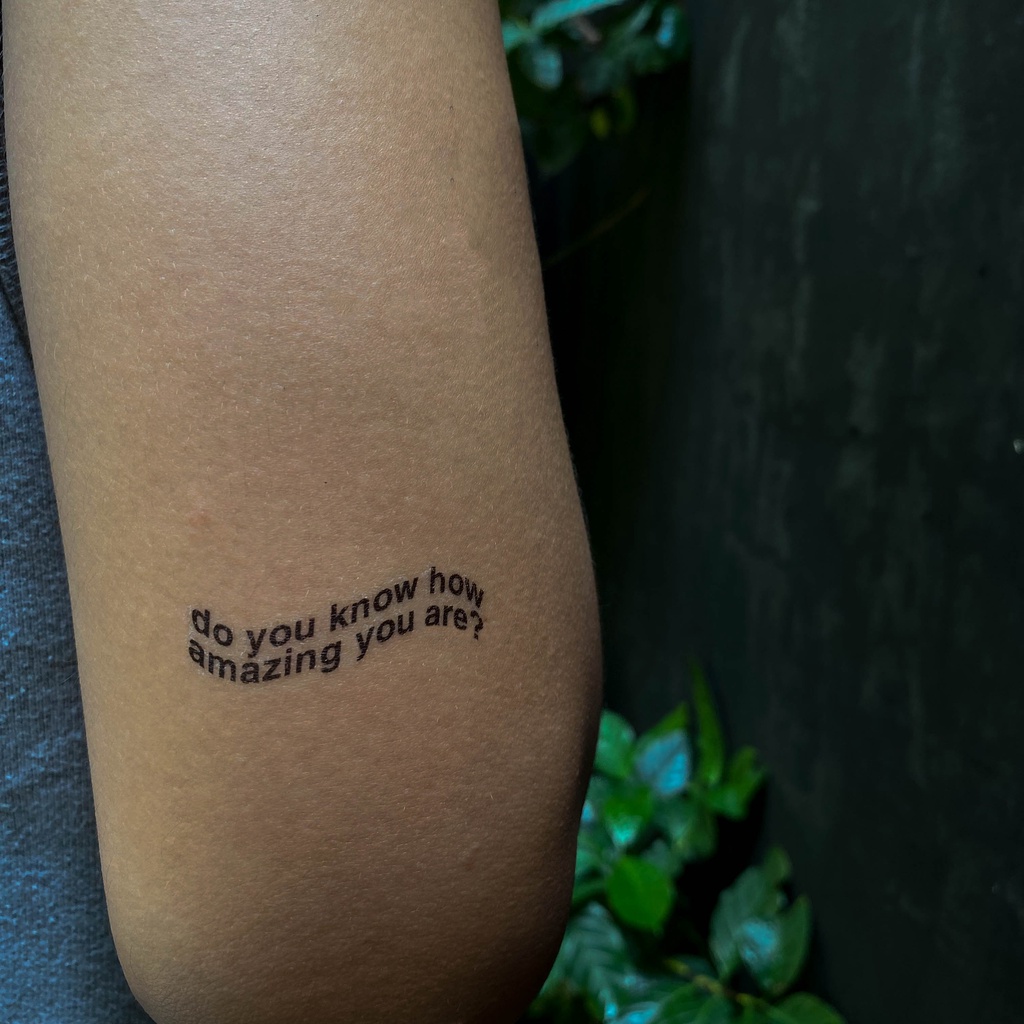 Hình xăm dán tạm thời Tattoodee 7 ngày, xăm trong 1 phút, chống nước 100%