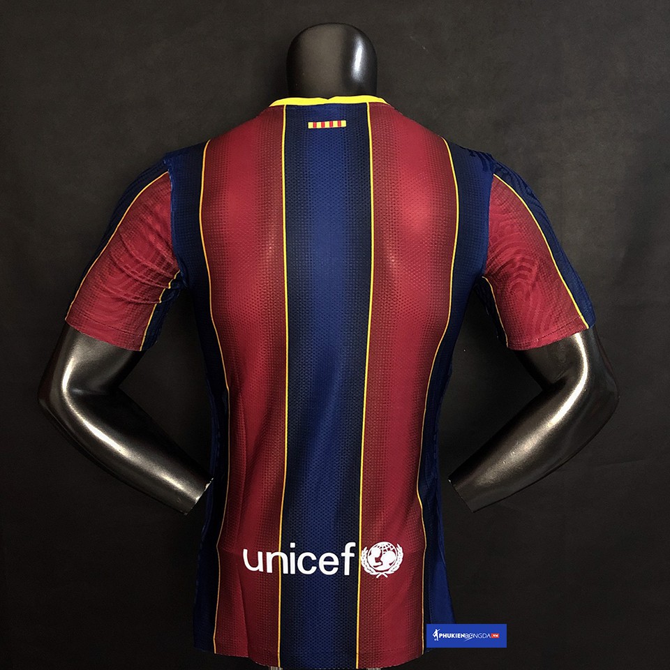 Áo đấu Barca xanh sọc đỏ sân nhà 2020-2021, áo Barca xanh sọc đỏ sân nhà 2020-2021 SF (Thái Lan)