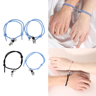 Set 2 Vòng Tay Nam Châm Cá Tính Cho Cặp Đôi