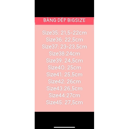 Dép chữ H có bigsize 35-45