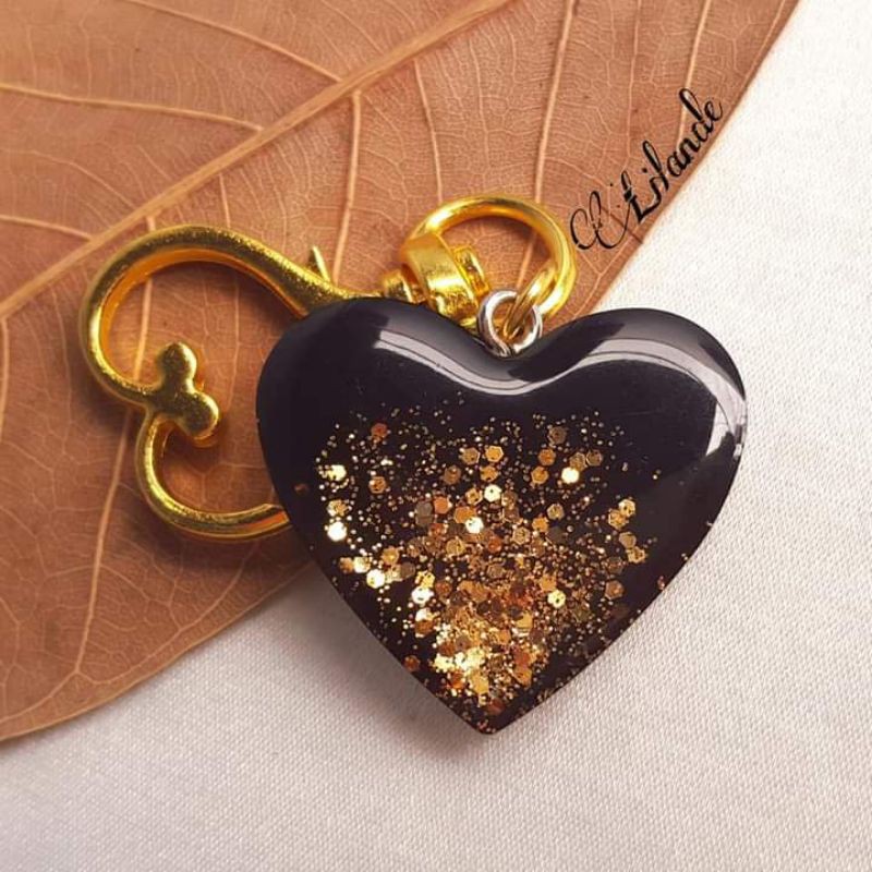 Móc Khóa handmade tim cặp đôi - quà tặng độc đáo