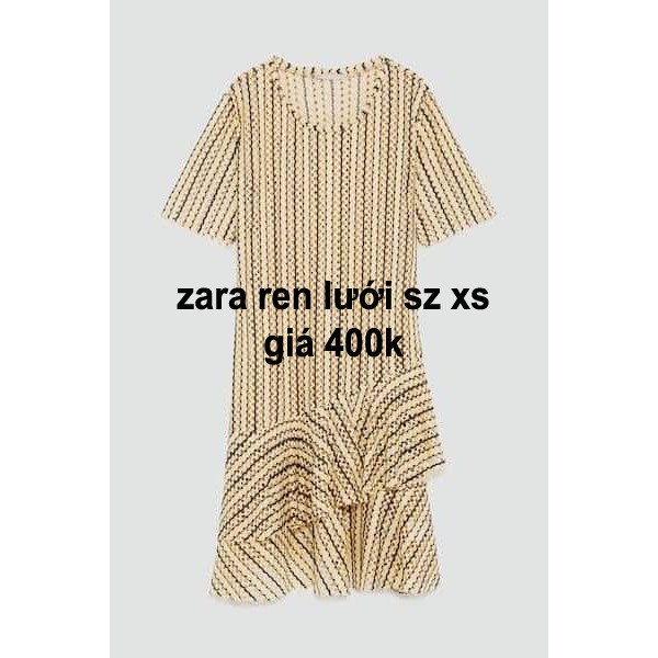 Váy ren lưới zara auth xs