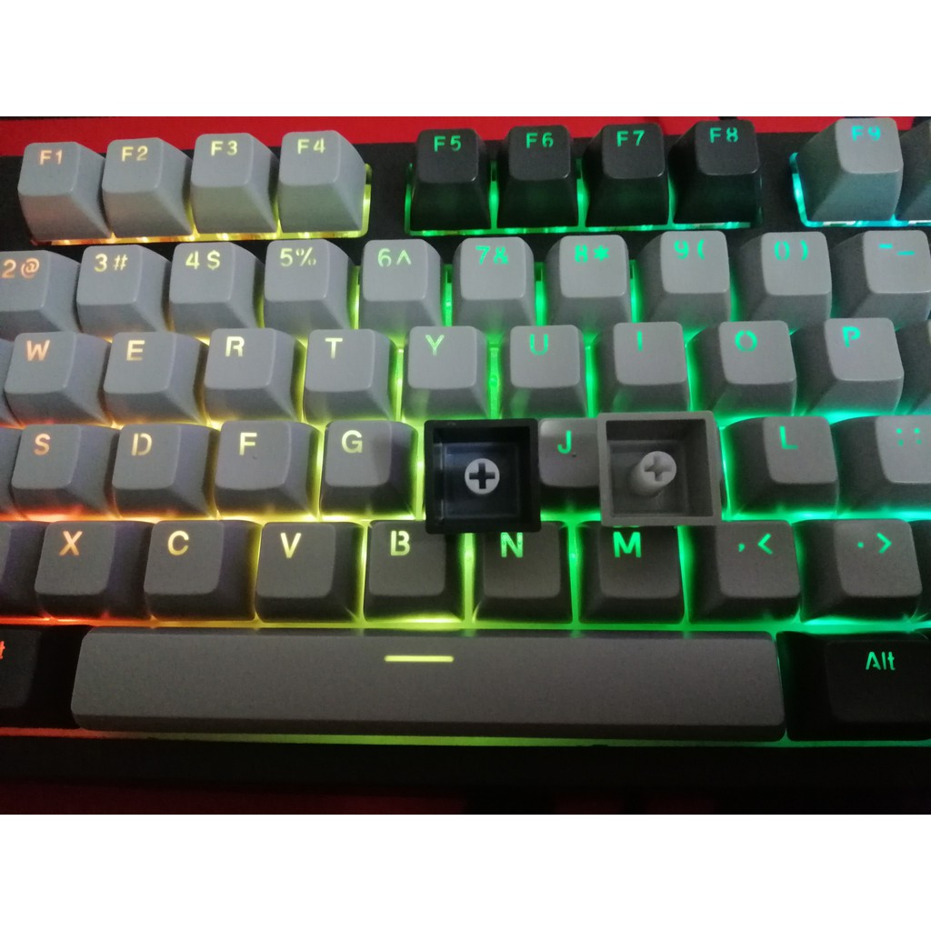 Bộ Keycap Dolch Dark Gray 104 phím (Chất liệu PBT / DoubleShot Xuyên LED /SA Profile/ ANSI Layout )