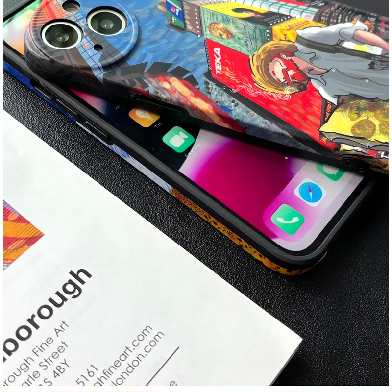 Ốp Điện Thoại Mềm In Hình Tranh Sơn Dầu Van Gogh Cho iPhone 13 / 12 Pro MAX / 12 Pro / 13 Pro / X / XS / XR / XS MAX / 11 / 11 Pro MAX