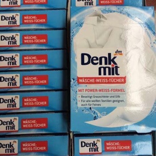Miếng giặt tẩy trắng quần áo Denkmit