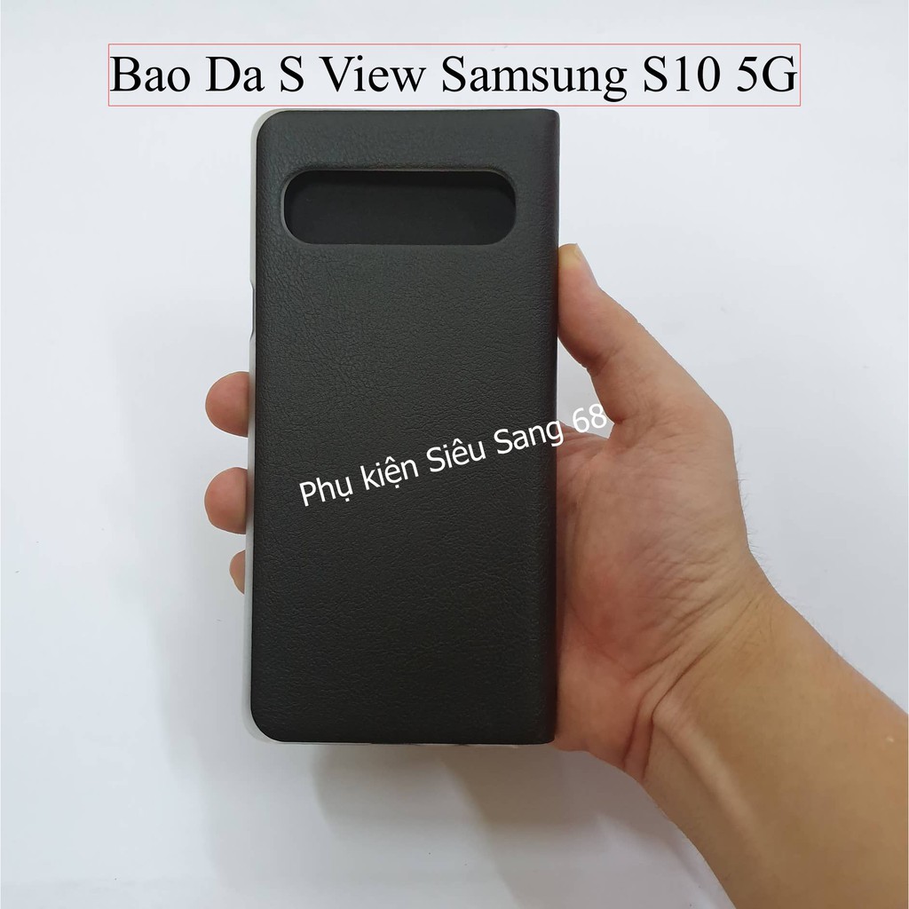 [Mã ELFLASH5 giảm 20K đơn 50K] Samsung S10 5G| Bao Da S View Samsung Glaxy S10 5G - Pk68 | BigBuy360 - bigbuy360.vn