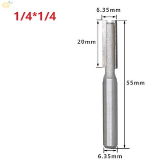 Mũi phay vonfram cacbua thẳng 1/4 inch
