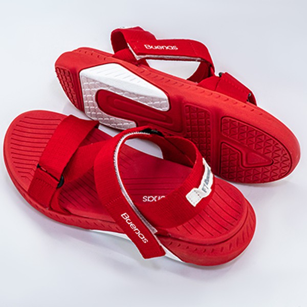 GIÀY SANDAL ĐI HỌC - BUENAS CHÍNH HÃNG F7 ĐỎ SIZE 39, 40, 41, 42, 43 [GIÀY SANDAL NAM NỮ]
