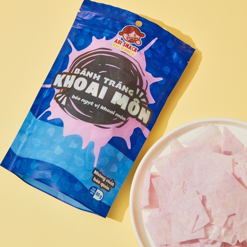 BÁNH TRÁNG VỊ KHOAI MÔN ABI SNACK